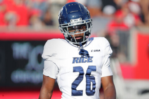 Gabe Taylor, younger brother of the late Sean Taylor, attends Commanders rookie camp on a tryout