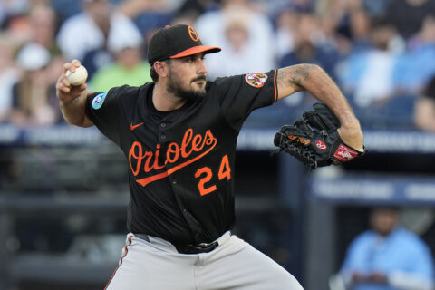 Orioles place right-hander Zach Eflin on the 15-day IL with low back discomfort