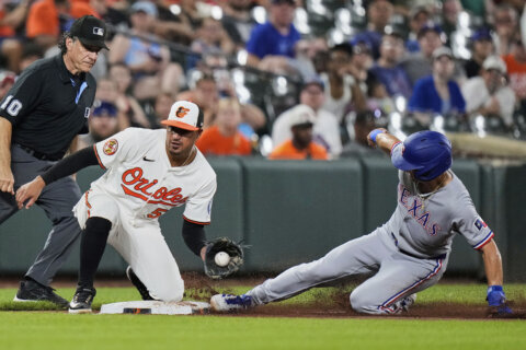 Semien and Seager homer to back Eovaldi as Rangers beat Orioles 6-0