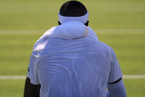 APTOPIX Britain Wimbledon Tennis