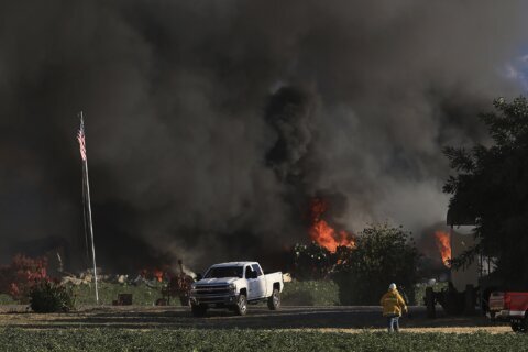 Search continues for 7 missing after huge explosion at California fireworks warehouse