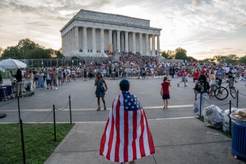 ‘Hardly a cloud in the sky’ in the DC area on the Fourth of July