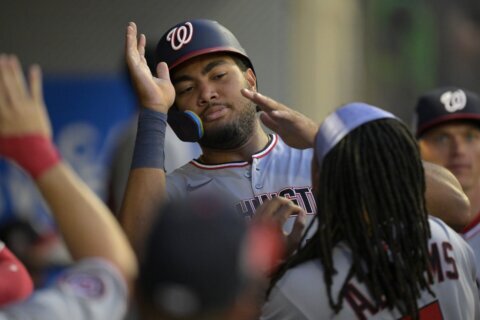 James Wood becomes first since Barry Bonds to be intentionally walked 4 times in a game