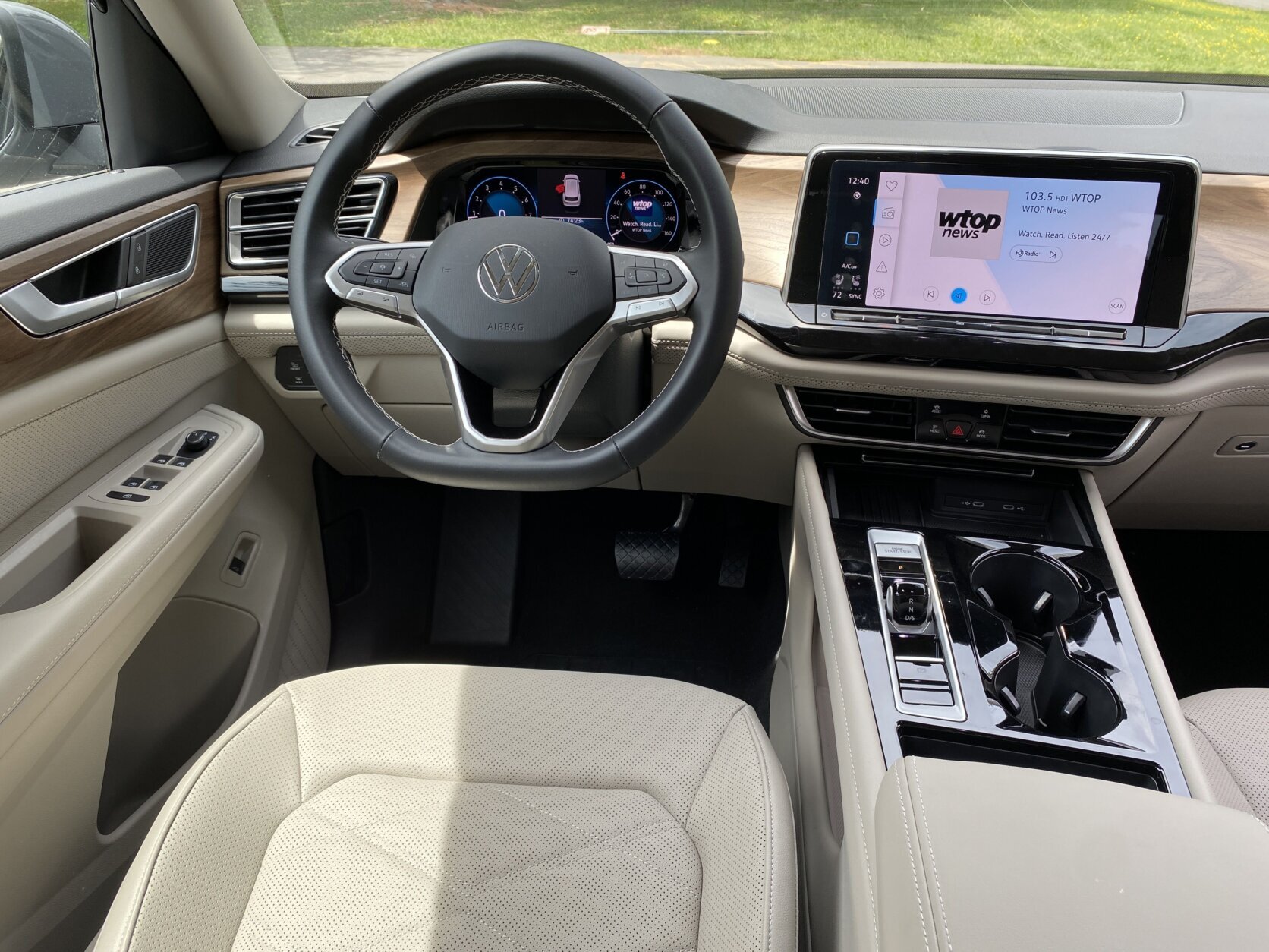 That fancy interior was part of a 2024 refresh for the Atlas, along with the addition of a turbo four-cylinder engine that really sips fuel while providing adequate power, making this SUV an extremely comfy companion on a trip to Richmond and back.