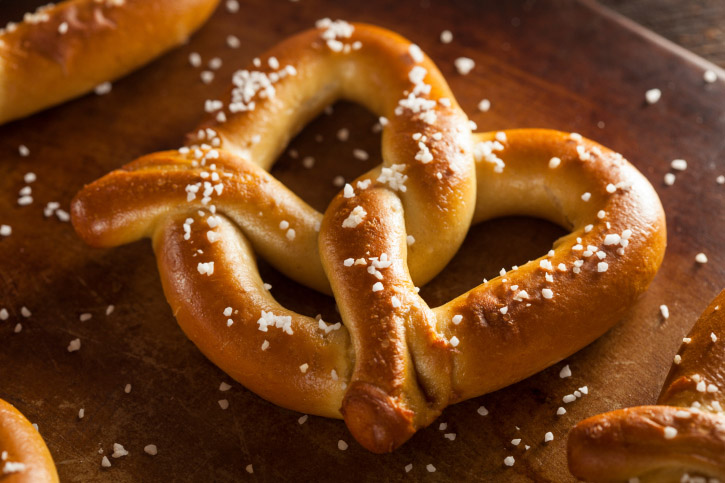 a pretzel