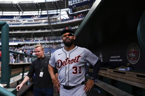 Riley Greene homers twice as Tigers rout Nationals 11-2 in doubleheader opener