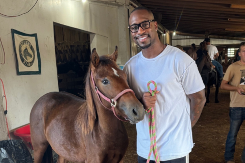 Former Washington Commanders player opens equestrian facility in Md. to honor brother’s memory